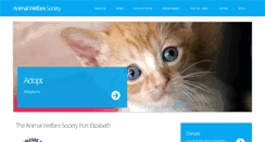 Desktop Screenshot of animalwelfarepe.co.za